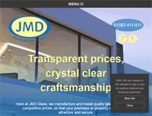 Tablet Screenshot of jmdglass.co.uk